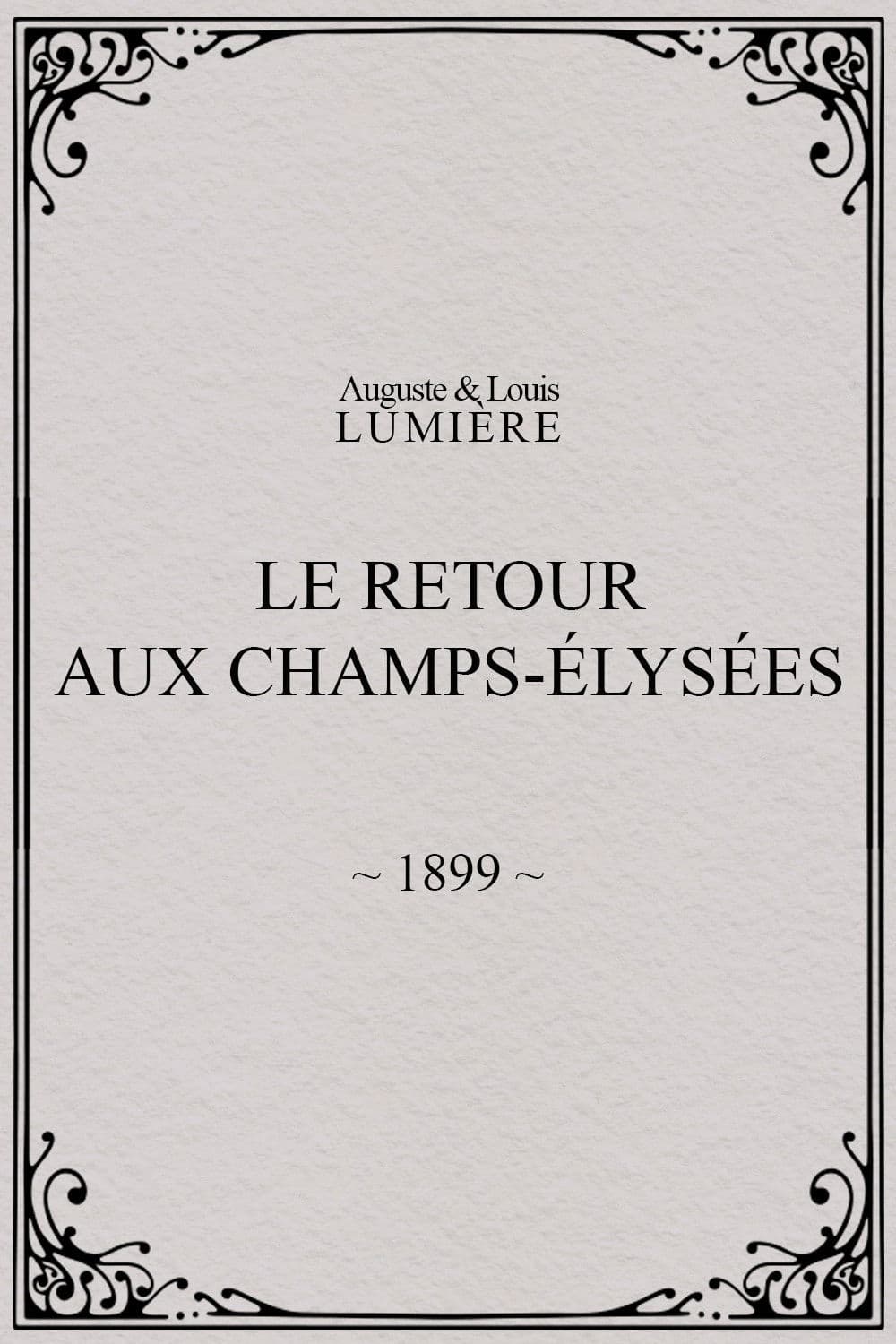 The Return to Champs-Élysées